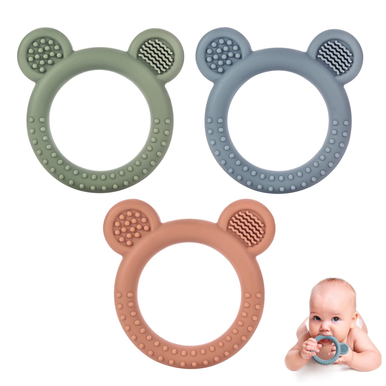 Eascrozn baby teether