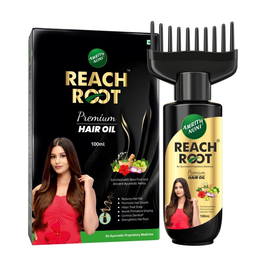 Amrith Noni Reach Root Premium Hair Oil 100ml | (2)