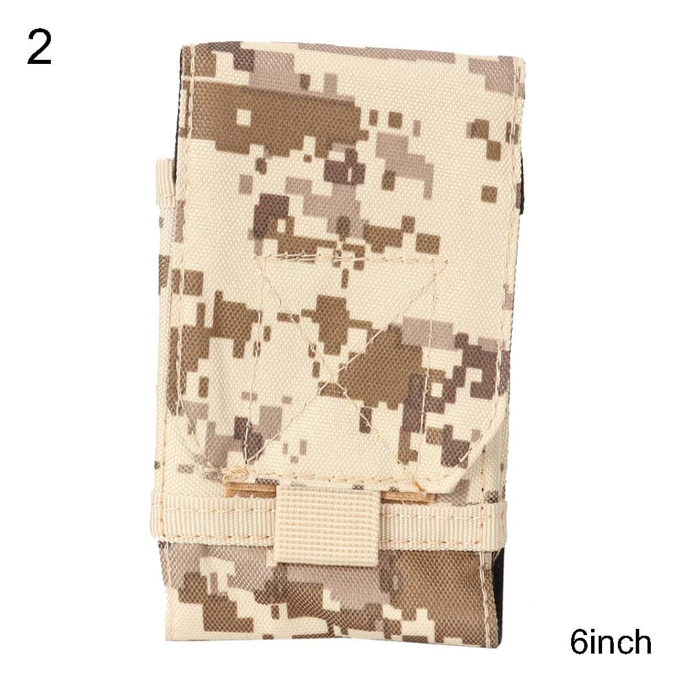 Waist Bag Casual Nylon Sports Camouflage 5.5/6 Inch Phone Pouch Belt Hanging Waist Bag-Desert Digital 6 inch Sports Waterproof Ultra Slim Adjustable Strap for Outdoors Workout Traveling 19Kenbeton