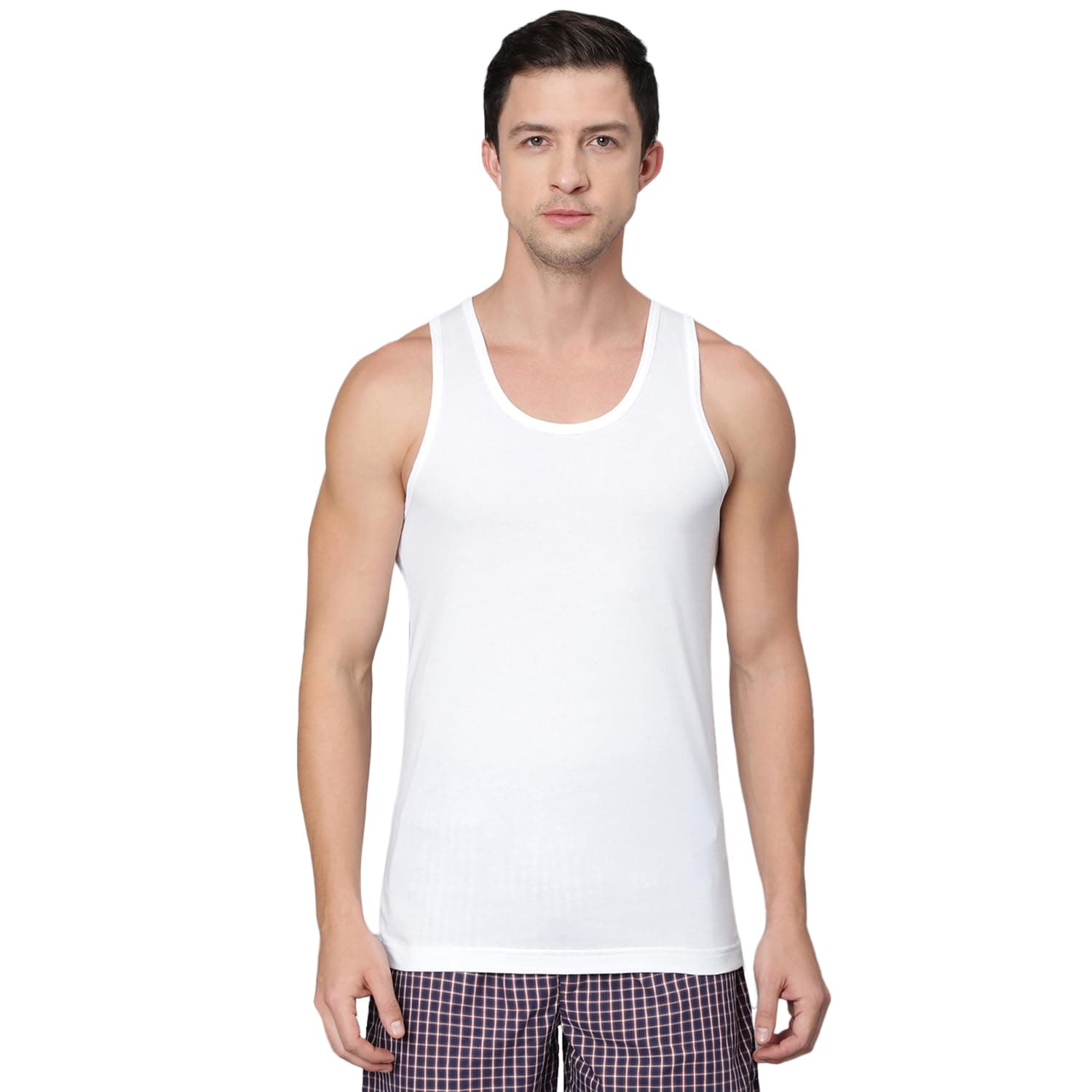 Van Heusen Men’s Cool It Vest – Pack of 1 | 100% Combed Cotton | Keeps you 3degrees cooler | N9 Cool It Technology | Doesn’t lose shape , Moisture‑Activated Heat Reduction | Super Soft | Scoop Neck| Cool Vest | Style 10075