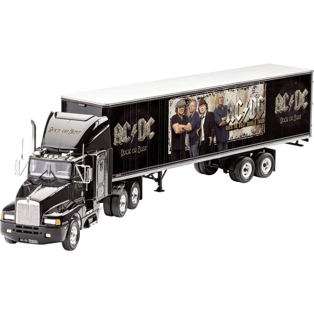 Revell GmbH AC/DC Tour Truck & Trailer With Accessories, 1:32 Model Kit, RV07453