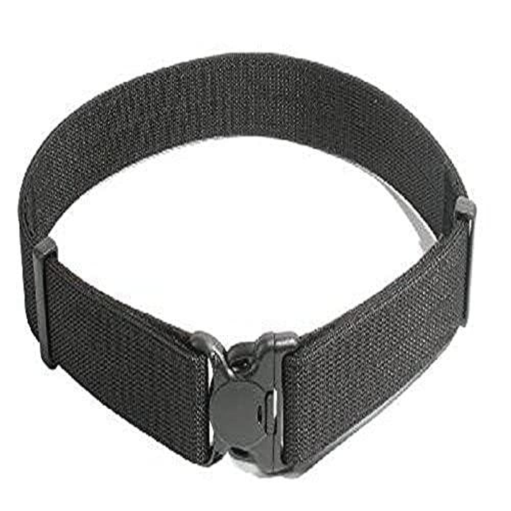 ! Black Web Duty Belt with Hook and Loop Closure - Large
