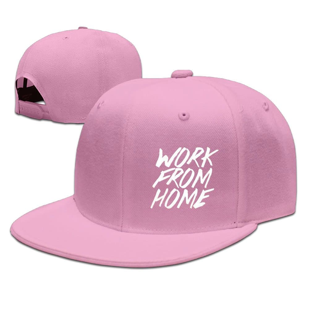 Work from Home 5H Fifth Harmony Flat Bill Baseball Caps Snapback Hat Pink