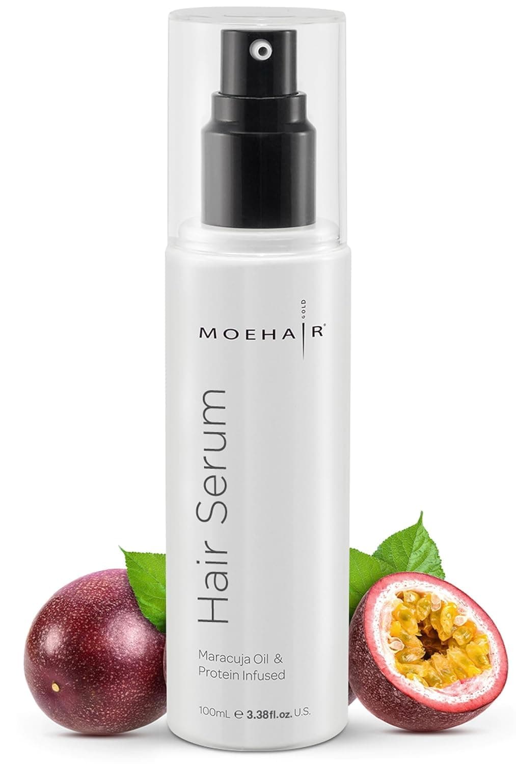 Anti Frizz Hair Serum | Infused with Maracuja Oil and Protein | Hair Serum for Frizzy Hair | Paraben and Sulfate-Free Hair Smoothing Serum | For Strong and Silky Hair (3.38 Fl. Oz)