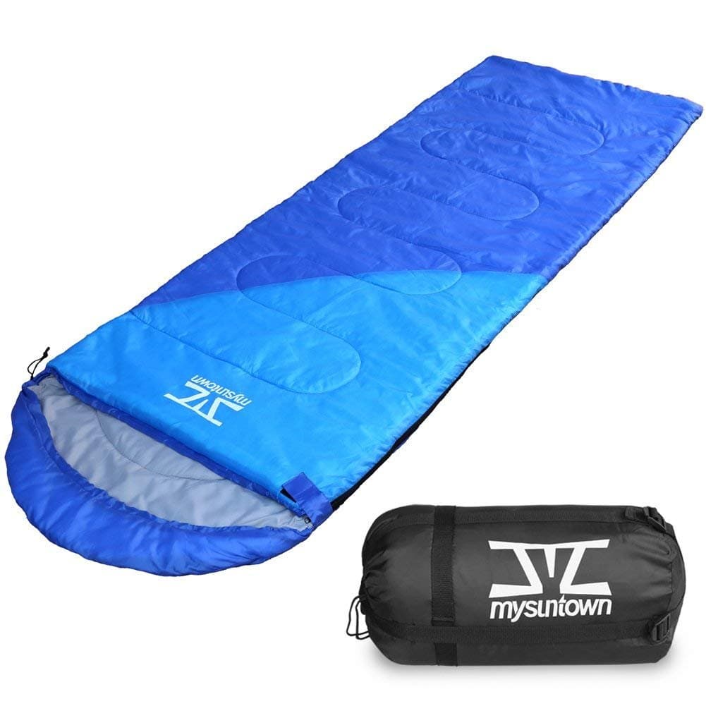 mysuntown Sleeping Bag - Waterproof & Lightweight Camping Sleeping Bag for Women Men Outdoor Compact Sleeping Bag