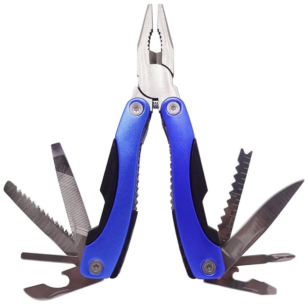 Best Multitool SRX Multipurpose Multi Tool Folding mini Pliers Multitools 15 in 1 Multi-Plier Pocket Knife/Saw/Wire Cutter/Plier with Sheath for Camping Hiking Fishing