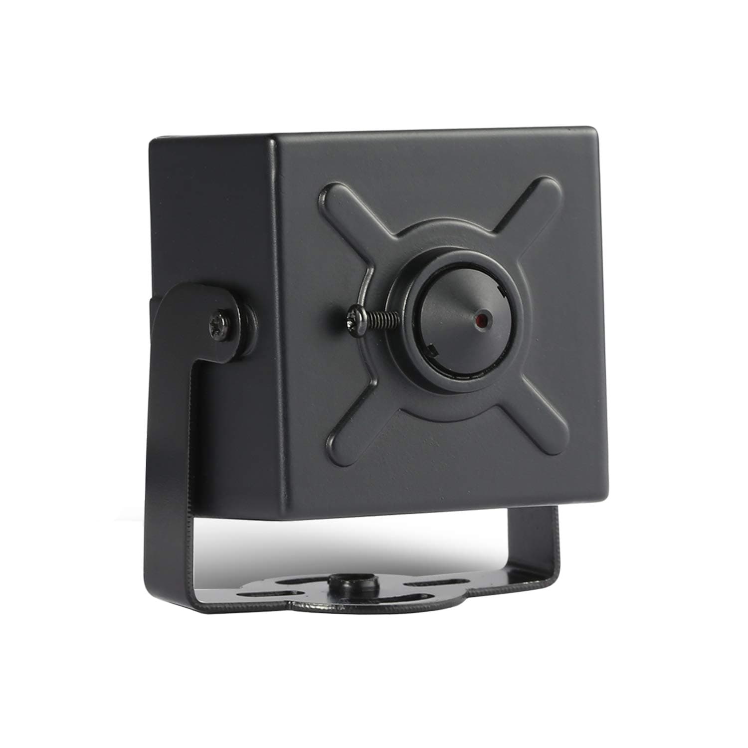 Mini Security IP Camera, HD 3MP Small Indoor Camera 3.7 mm Pinhole P2P H.265 CCTV Video Camera(I706-2 Black)