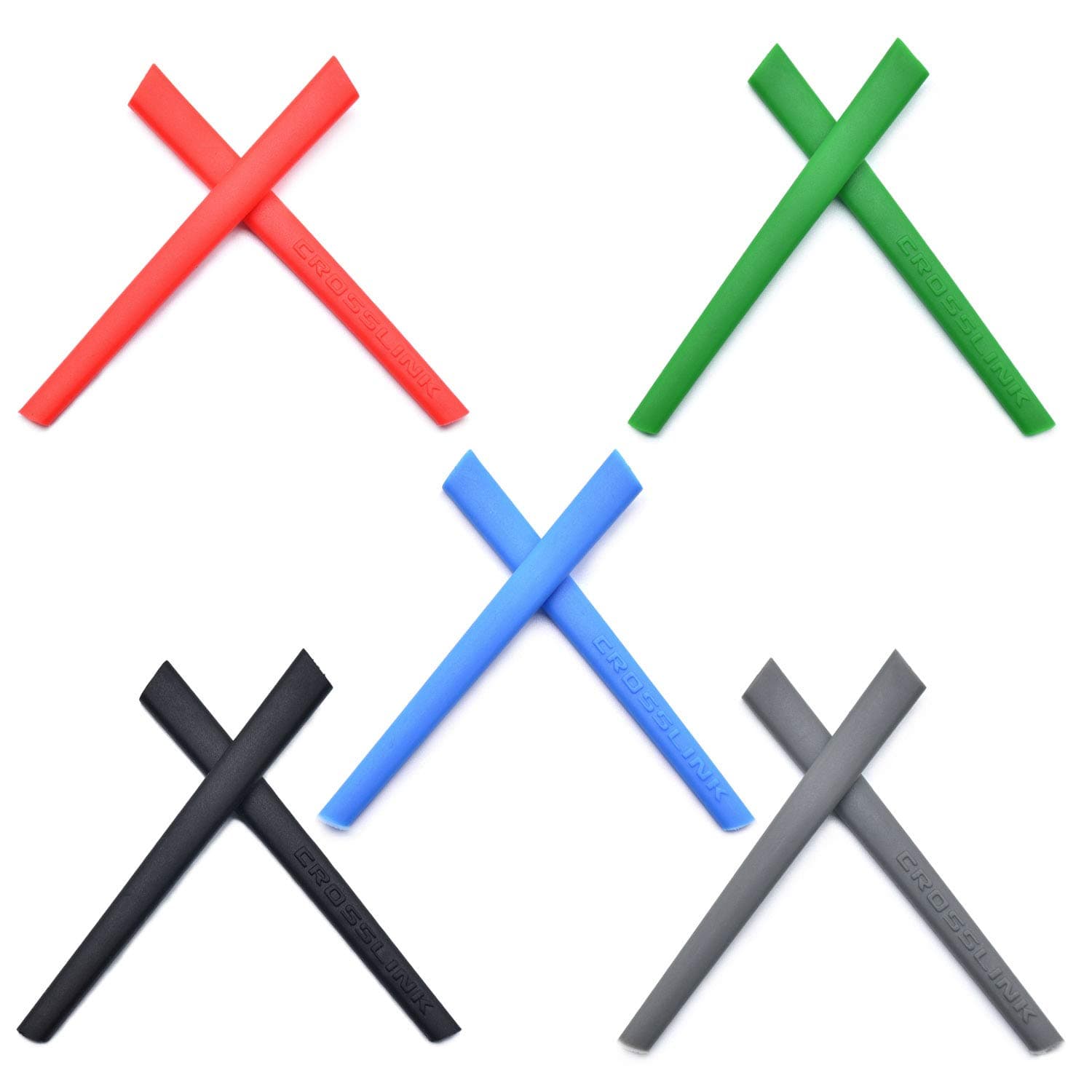 HKUCO Replacement For Oakley Crosslink Pitch Sunglasses Rubber Kit