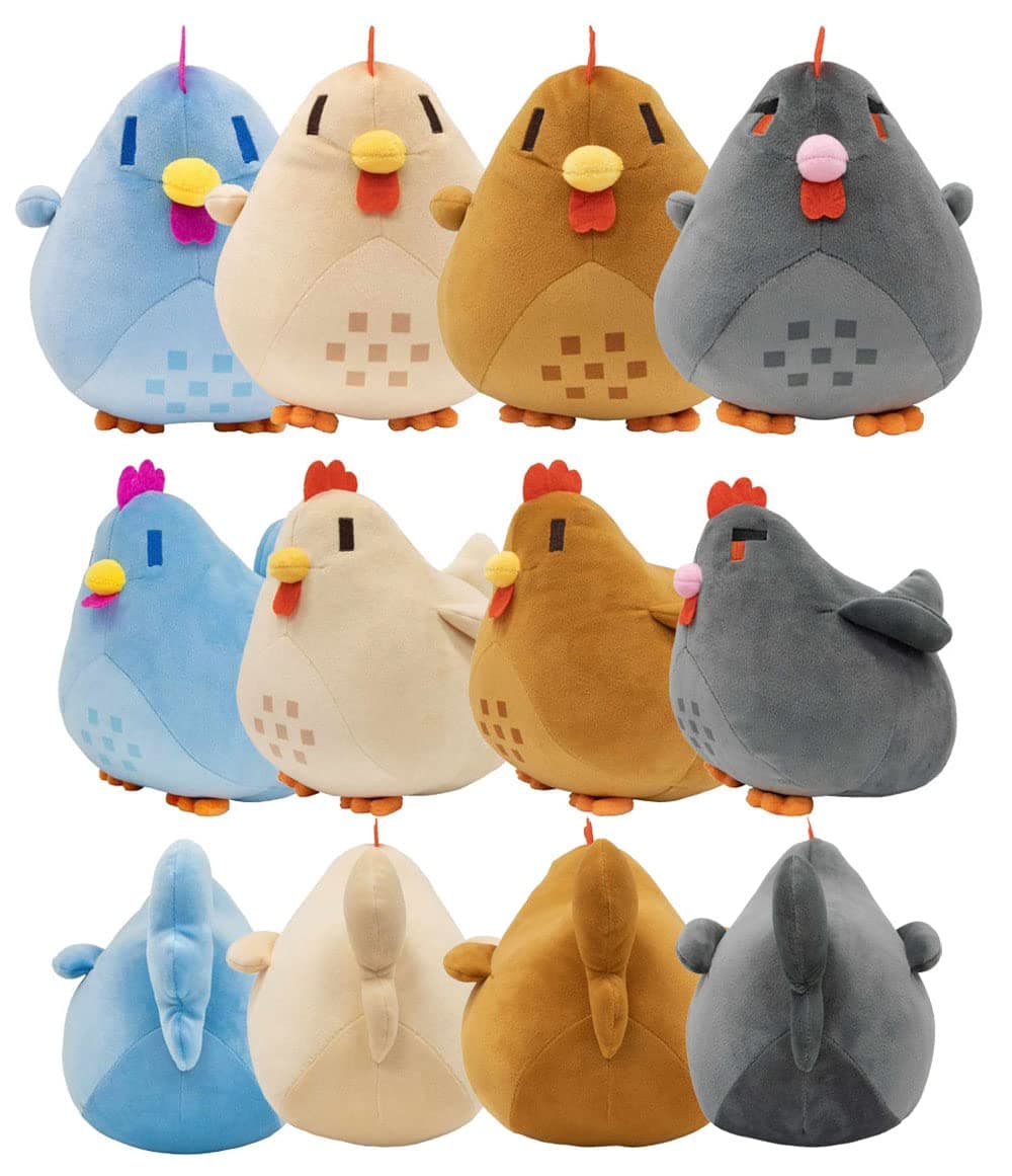 Stardew Valley Chicken Plush 20cm Chicken Pillow Plush Toy Doll Hen Plushie