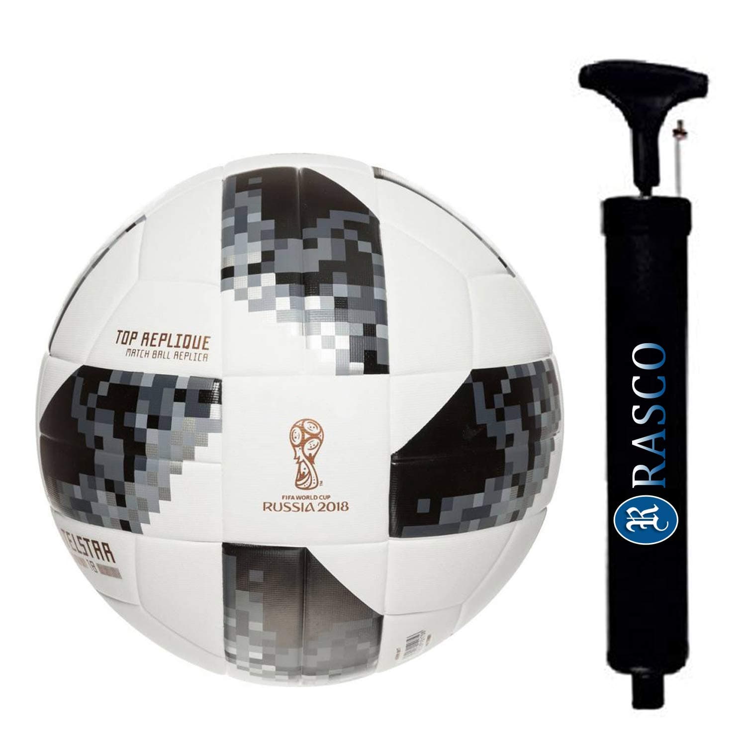 ALKA Telstar Rubber Football, Size 5, (Multicolour)