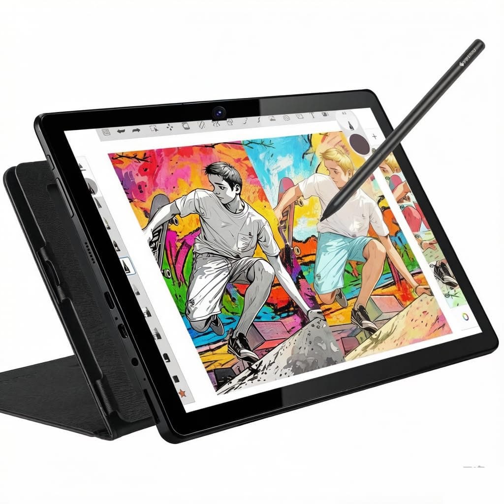 – T11 Pro Standalone Drawing Tablet with Screen,No Computer needed,10.1 inch FHD Display,Octa-Core CPU,Pre-installed Sketchbook & Flipaclip - Ideal for Student, Digital Artists, Designers