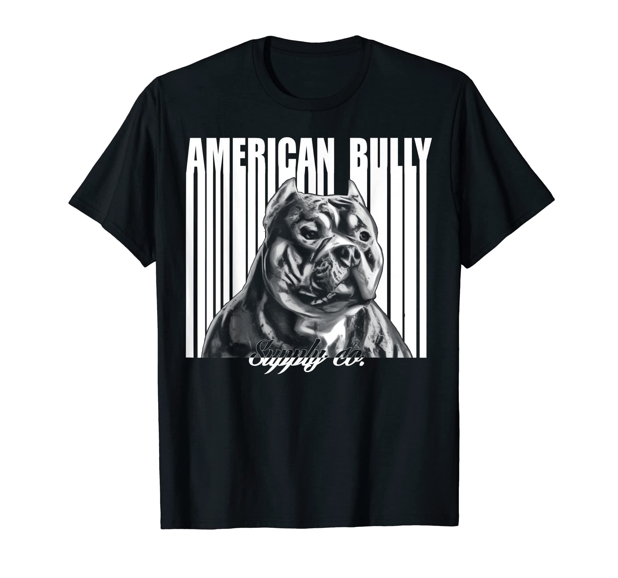American Bully Lucky Luciano Barcode Pit Bull shirt T-Shirt