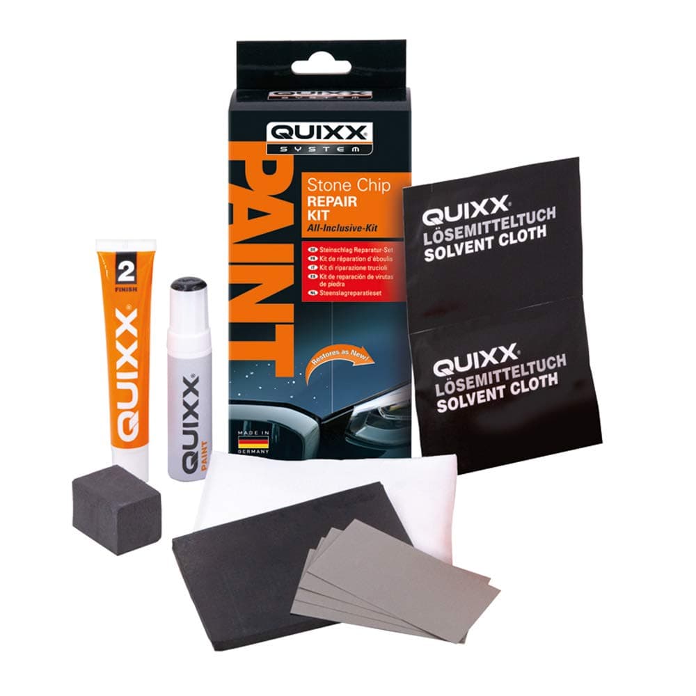 QUIXX 10277 Stone Chip Repair Kit; Provides A Quick and Inexpensive Remedy for Stone Chip Problems in Car Paint. Use for Your Automobile, Motorcycle, or RV