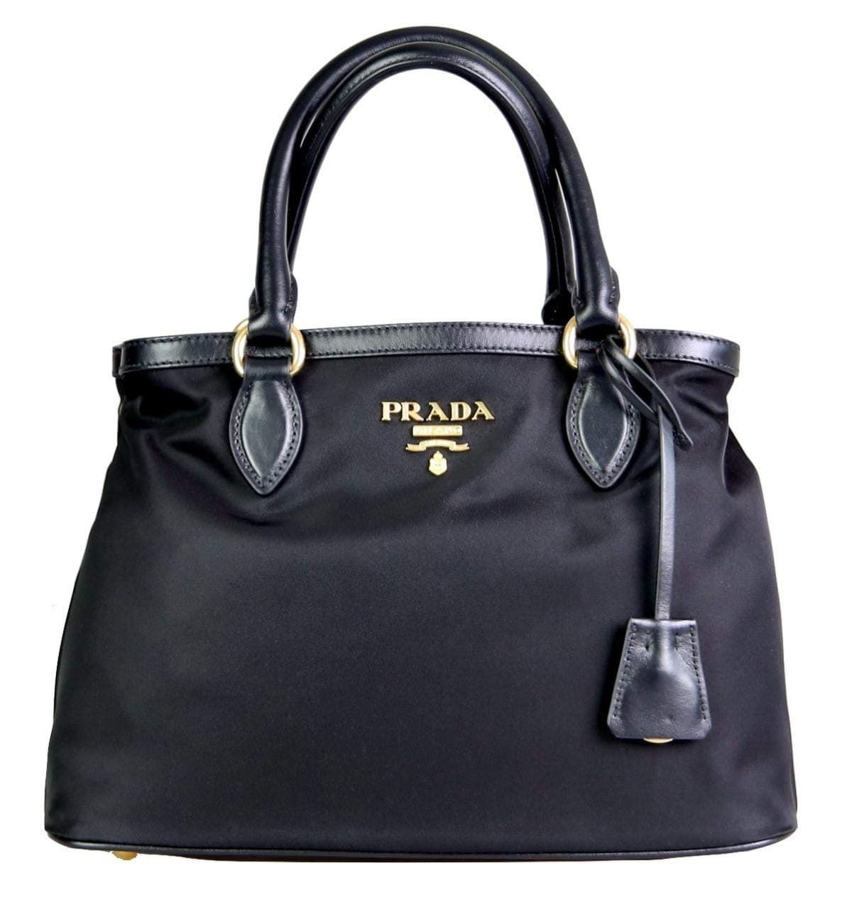 Prada Women's 1BA173 QXO F0002 Black Nylon Shoulder Bag