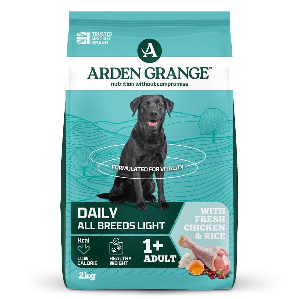 Arden grange adult light dry dog food 2kg