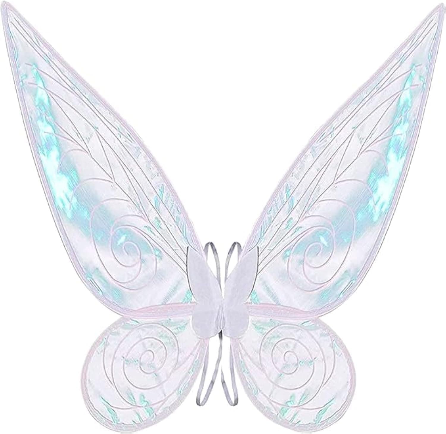 Fairy Wings for Adults,Shiny Transparent Wings,Fairy Costume for Women Halloween Dress Up Party
