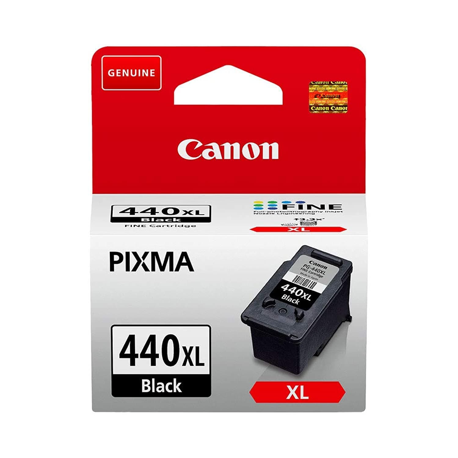 Canon PG 440XL High Yield Black Ink Cartridge, Print up to 600 A4 Documents, For Crisp, Sharp & Long Lasting Results, Extra Large