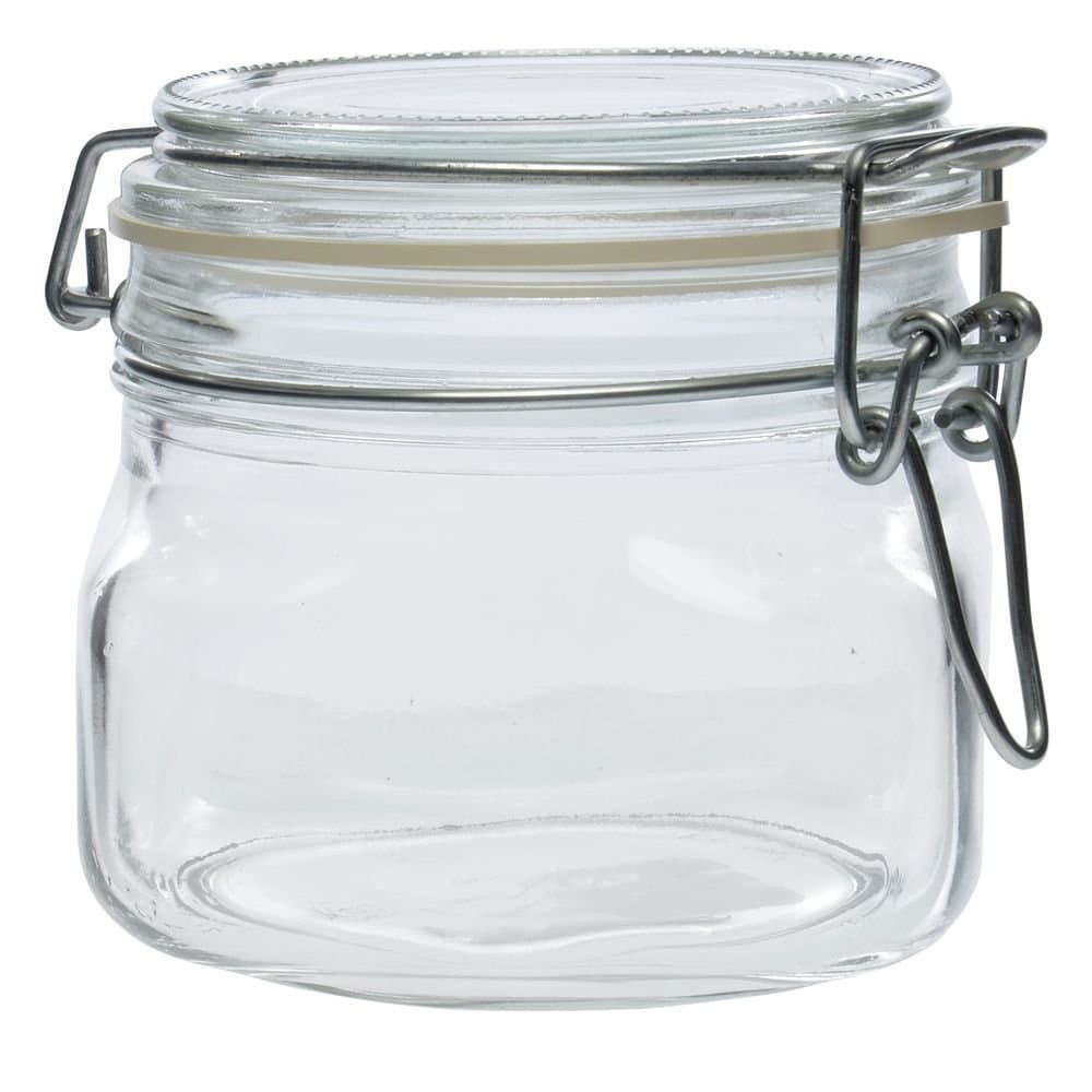 Libbey 17 oz Glass Jar with Clamp Lid