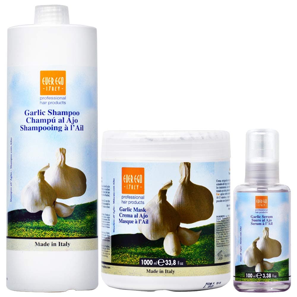 (Alter Garlic Shampoo + Mask 1000ml + Serum 100ml