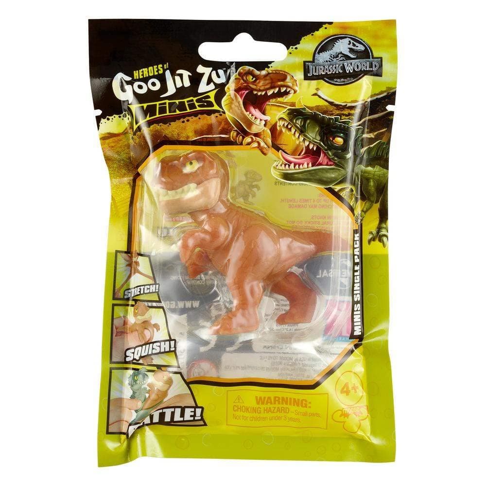 Goo JIT Zu Dinosaurs Jurassic World Minis 8 Assorted Dinosaurs