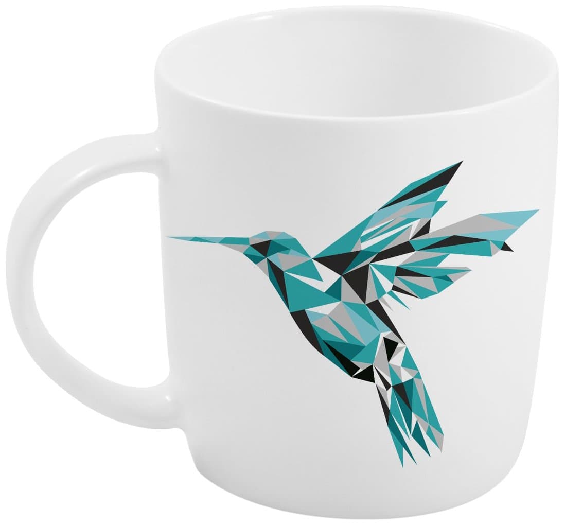 Vialli Design Mia Natura Mug 370ml Porcelain (HUMMINGBIRD)