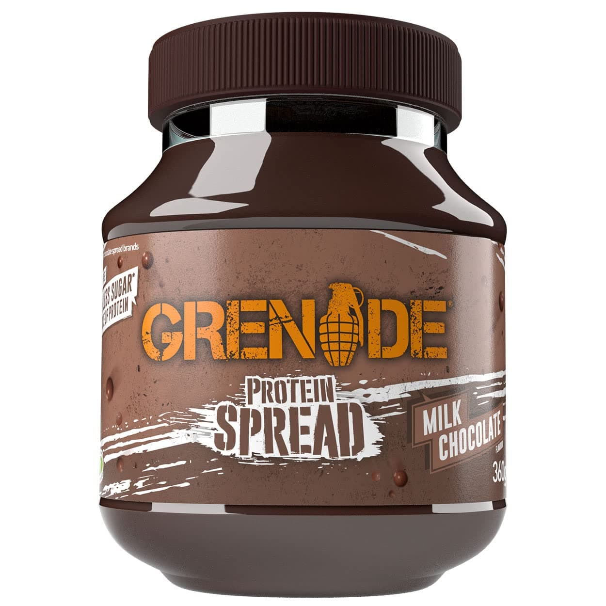 Grenade Milk Chocolate Vegetarian Protein Spread, 1 x 360 g Jar