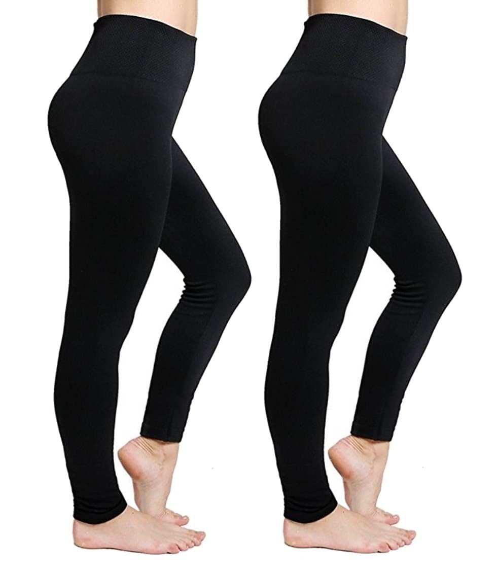 Women Fleece Lined Leggings High Waisted Thermal Leggings Cotton Seamless Winter