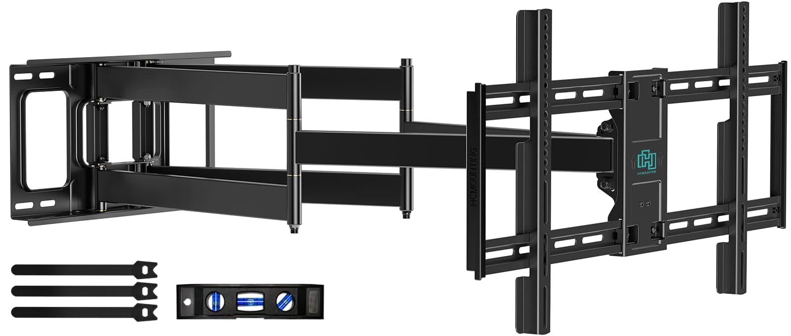 Heavy Duty Long Arm TV Wall Mount Holds up to 179 lbs, Swivel and Tilt TV Mount with 40.9" Extended Articulating Arms for Most 42-90 inch TVs, Max VESA 800x400mm