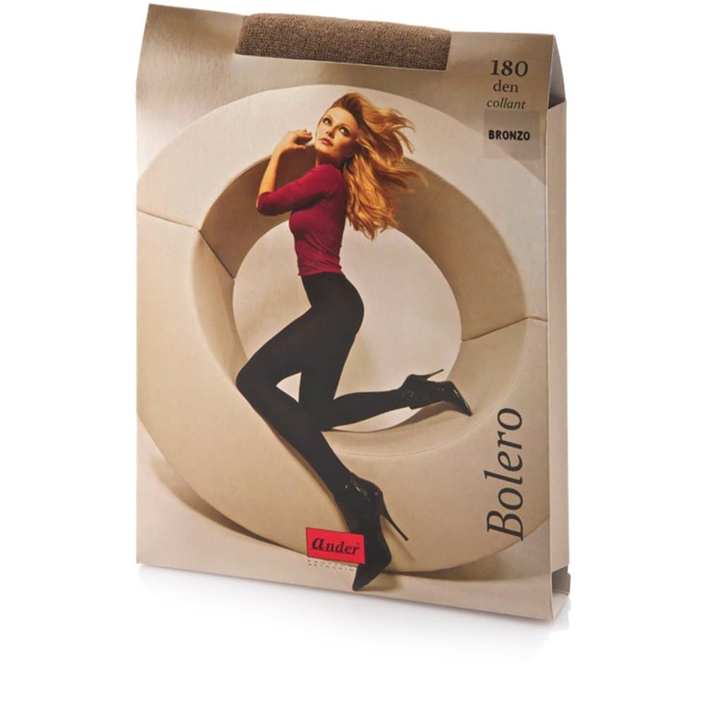 Ander Women's Plain Tights Brown Bronzo