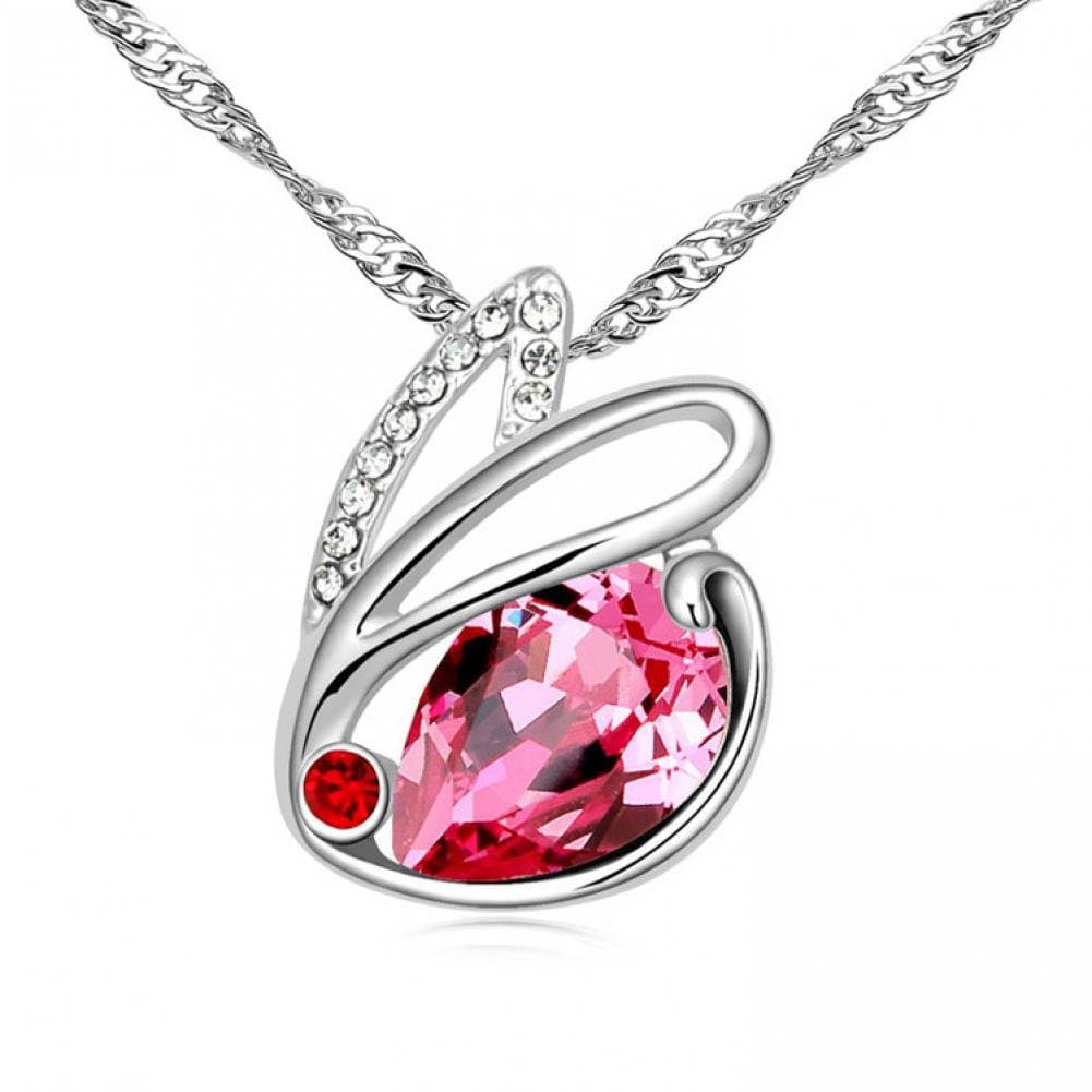 USMONON Fashion Austria crystal necklace rabbit son princess Xiangshi Korea Fashion wholesale Jewellery Elegant but small mi batch-429Fashion wholesale Jewellery Elegant Trendy Jewelry 3590