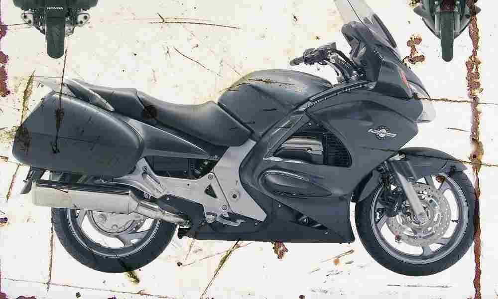 Honda ST1300 PanEuropean 2006 Aged Vintage Sign Aluminium Print A3