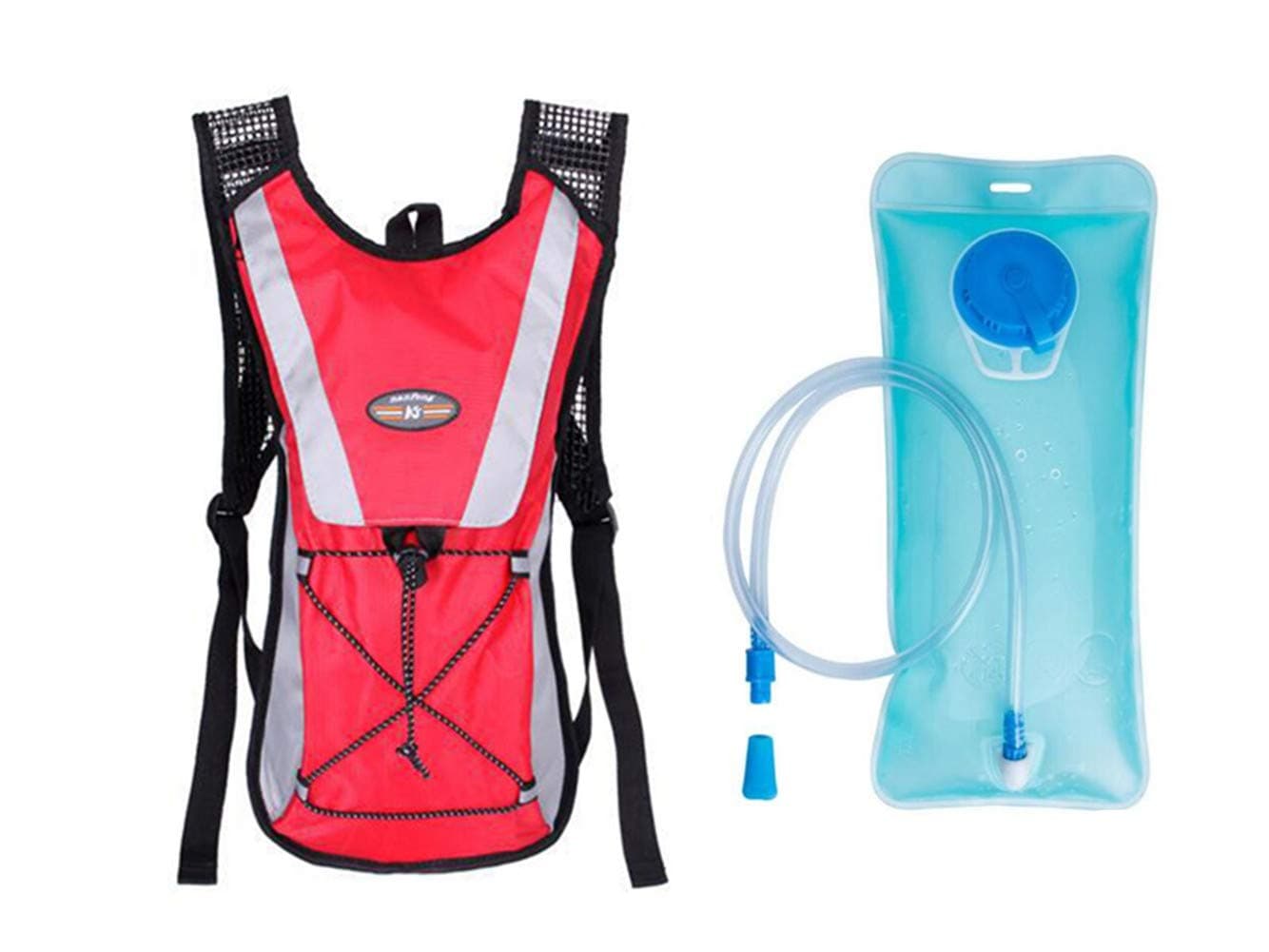 MonvecleHydration Pack Water Rucksack Backpack Bladder Bag Cycling Bicycle Bike/Hiking Climbing Pouch + 2L Hydration Bladder