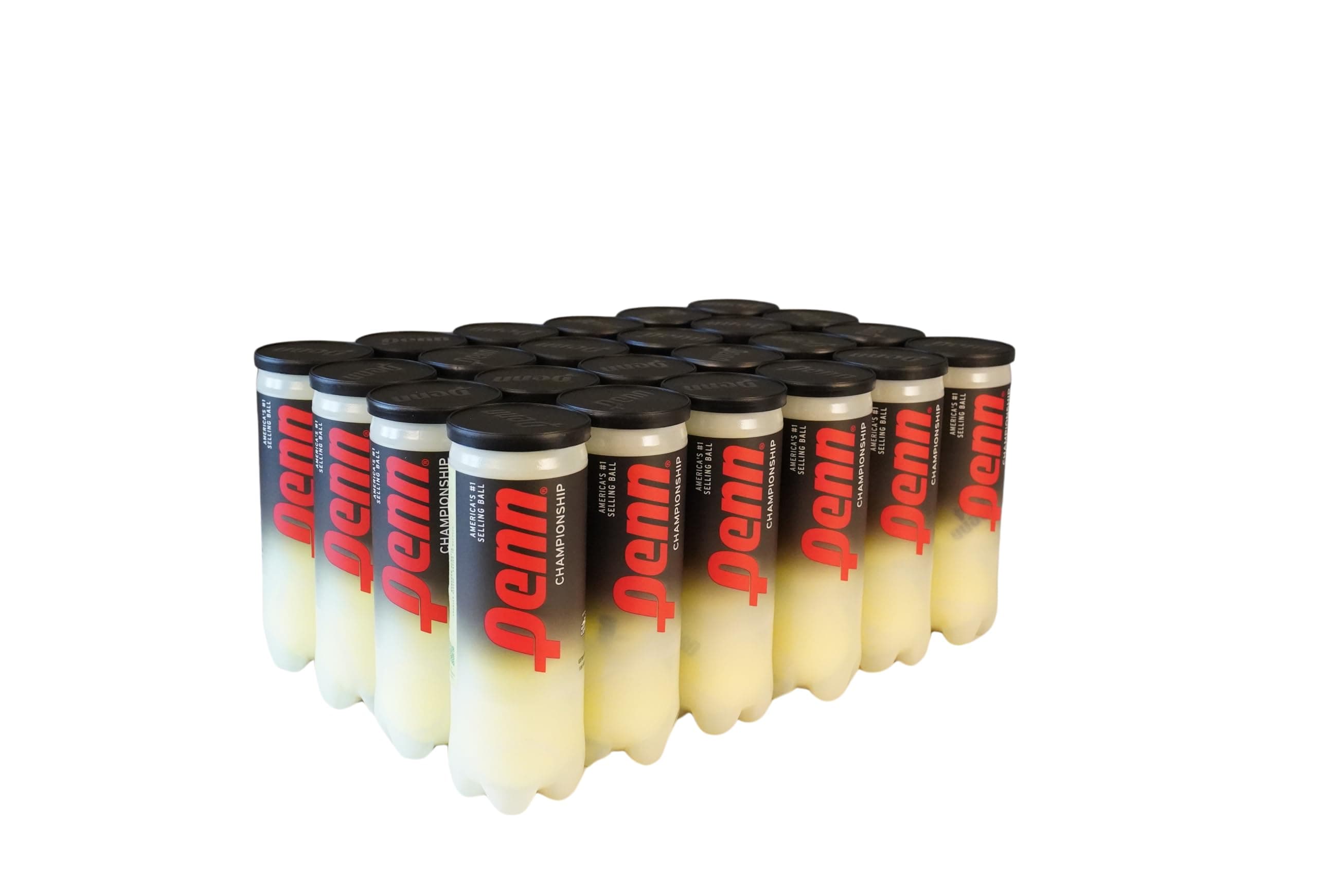 Championship Tennis Balls - Extra Duty Felt Pressurized Tennis Balls - 24 Cans, 72 Balls