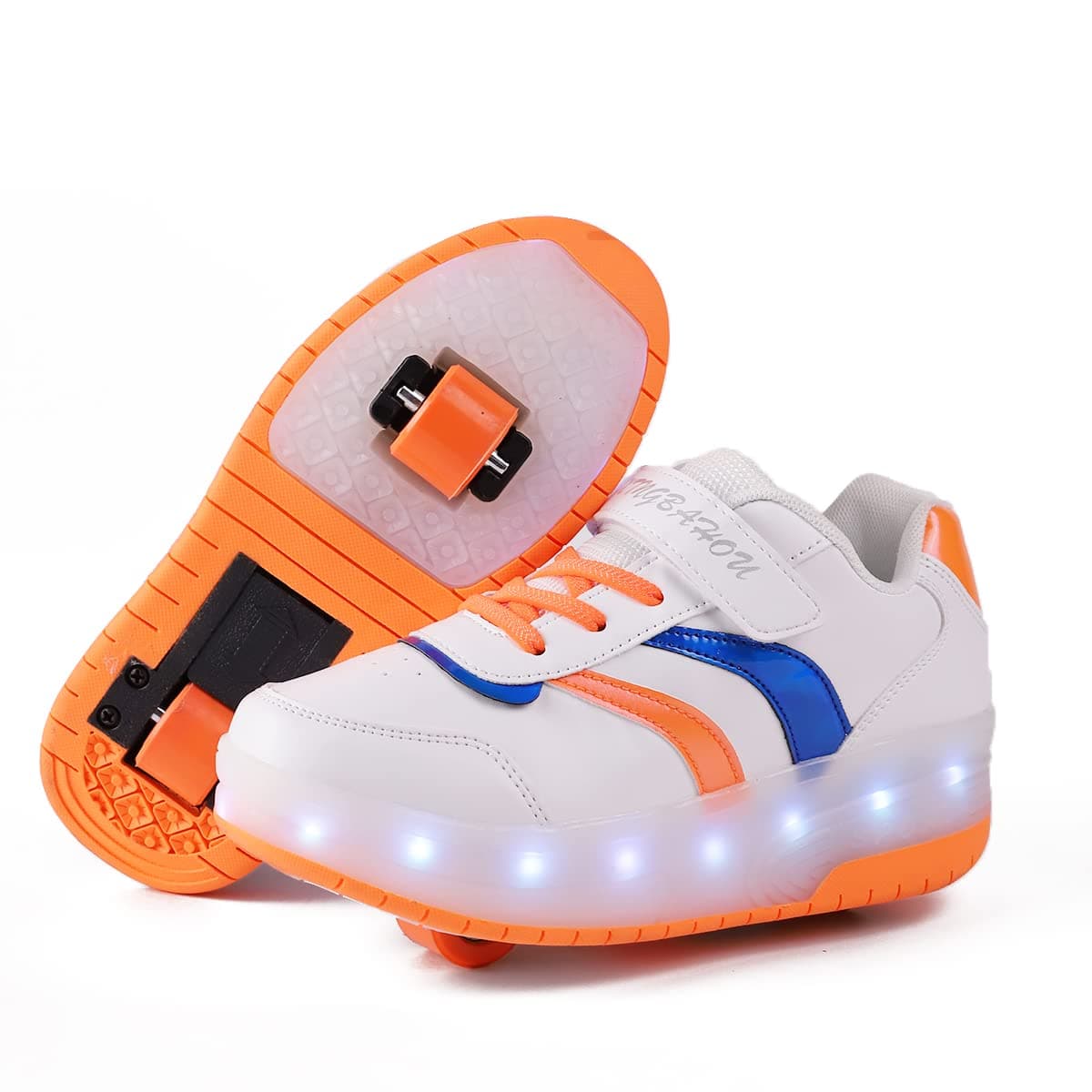 YUNICUSRoller Shoes for Girls Boys Kid Light Up Sneakers with Wheels