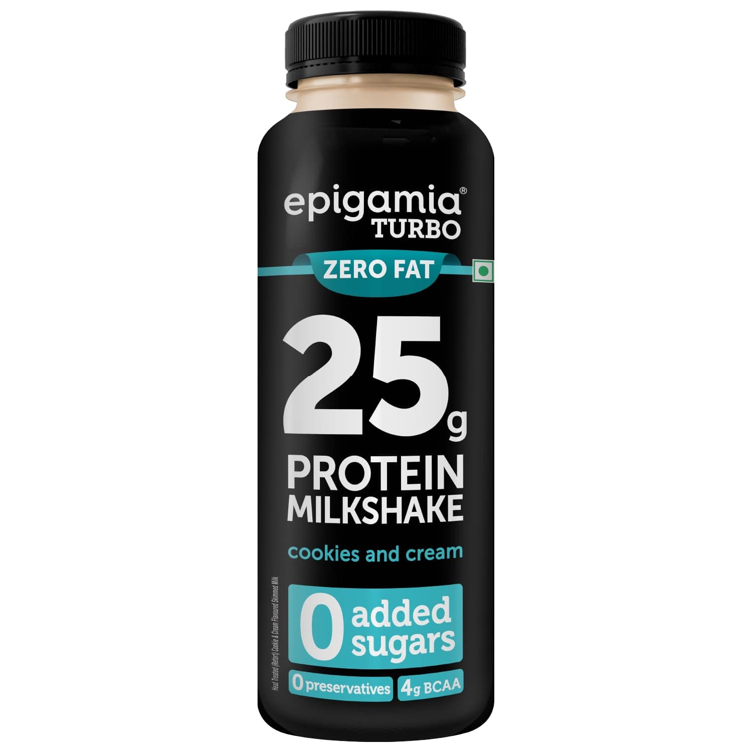 Turbo 25 g Protein Milkshake, Cookies & Cream - 250 ml