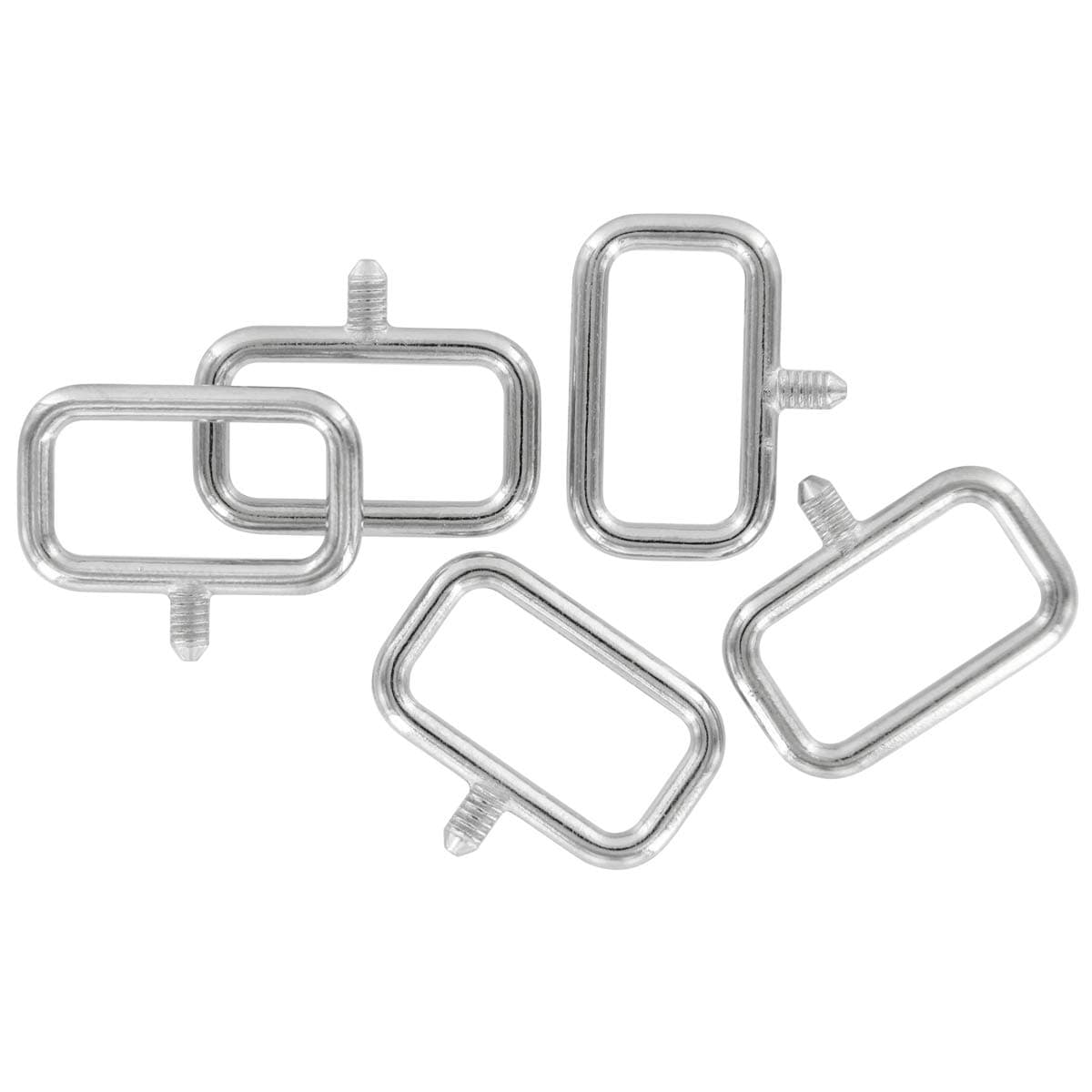 XS1607 Concho Slide Loop Adapters - Size 3/4" X 3/8" - 10 Pieces/Pack