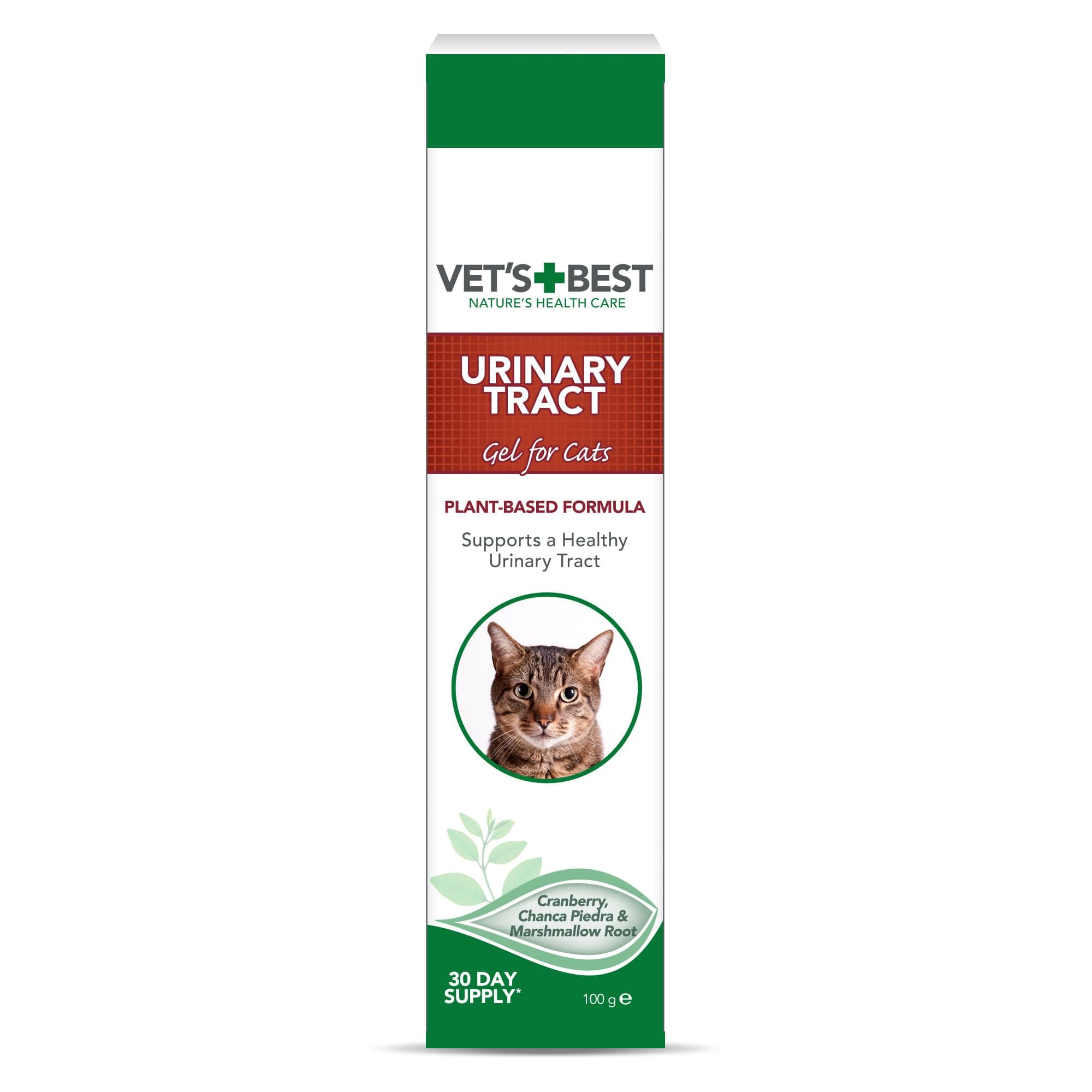 Vet's Best Feline Urinary Tract Support Cat Supplement Gel Supports Healthy Urinary Tract, 100 g