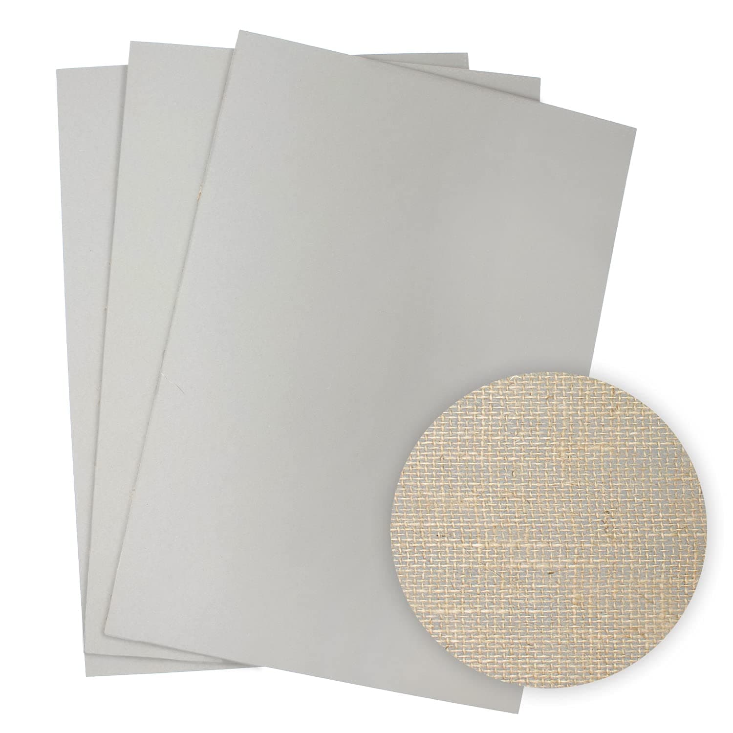 Artway Traditional Lino A3 Sheets - Ideal for Printmaking/Lino Printing - Pack of 3 Sheets - Grey