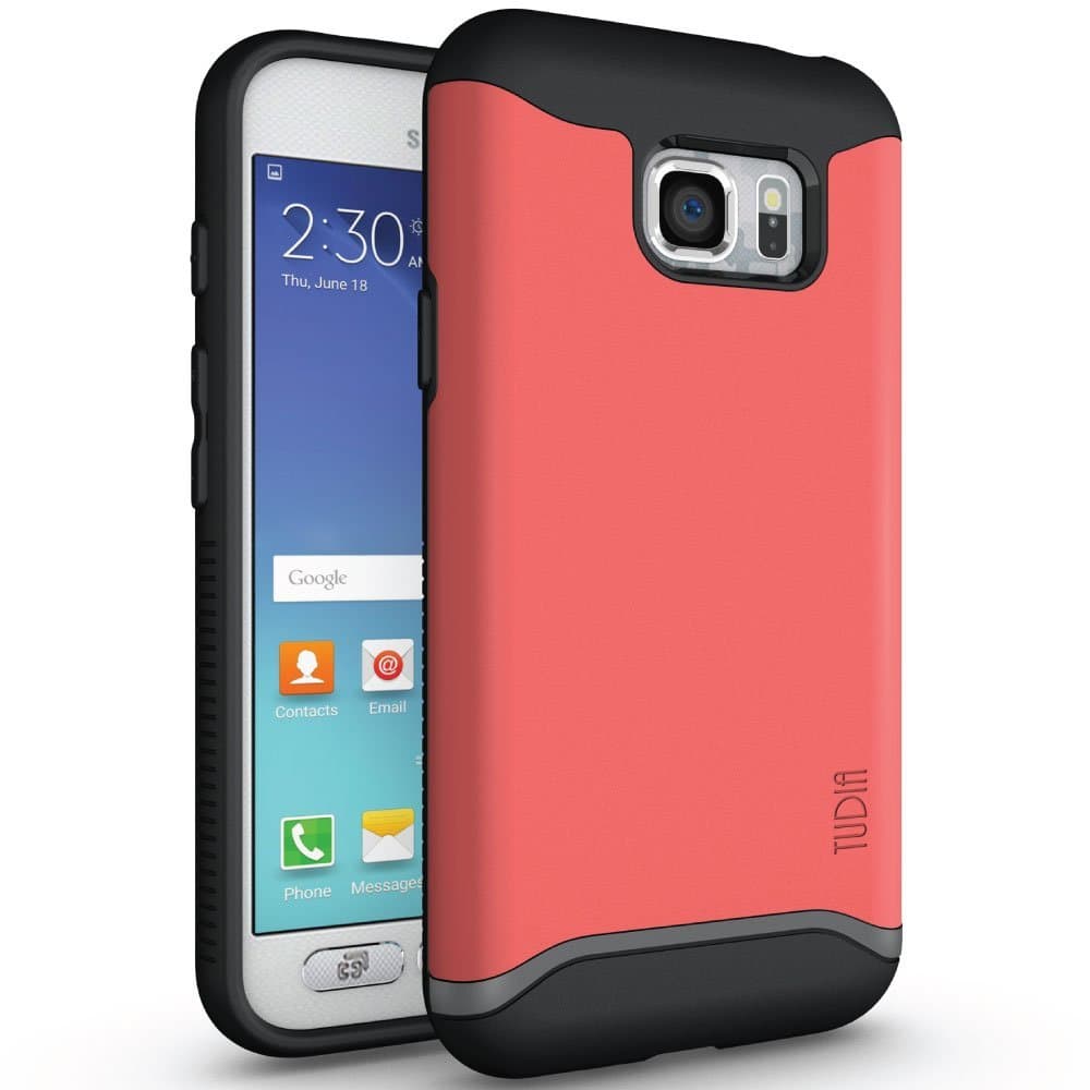 Galaxy S7 Active Case, TUDIA Slim-Fit Merge Dual Layer Protective Case for Samsung Galaxy S7 Active (Rose)
