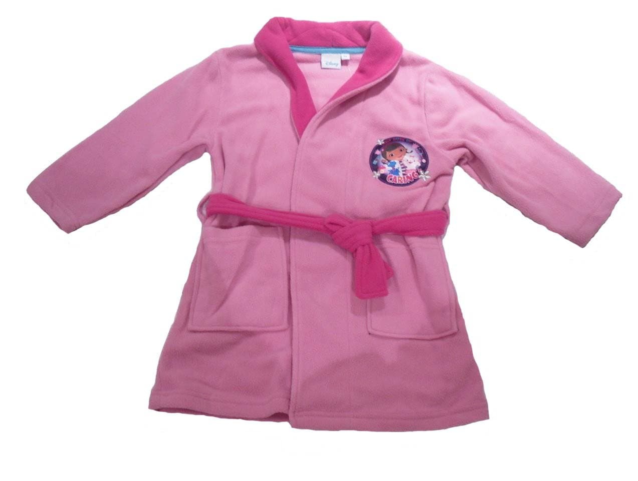 Disney Girls Dressing Gown Doc McStuffins 2-6 Years Old