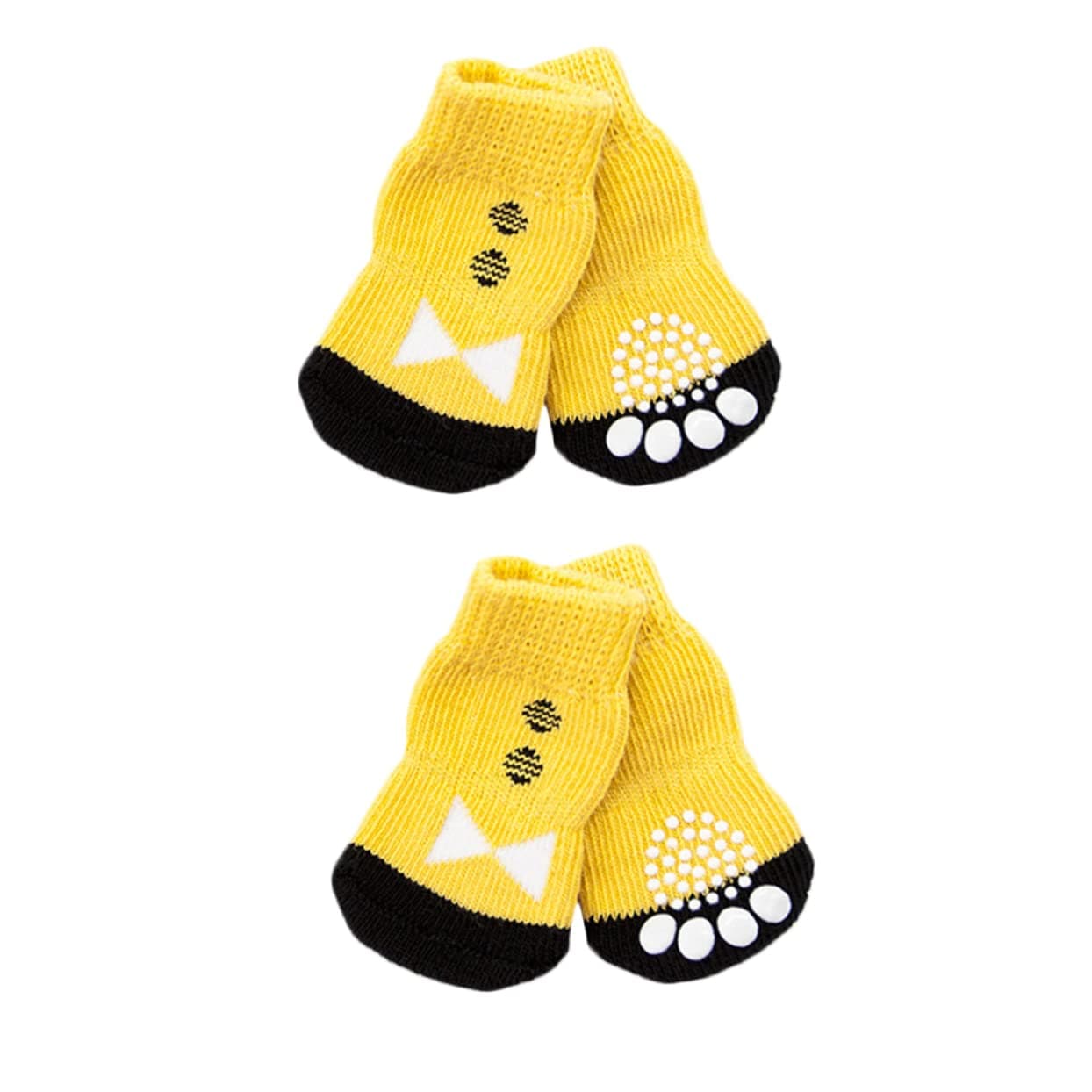 Generic 4pcs Dog Paw Socks Puppy Socks for Small Dogs Sock Warmers Pet Paw Protectors Socks Doggie Socks Cat Socks Socks Dog Indoor Socks Dog Socks Supplies Pet Stuff Pet Socks Poodle