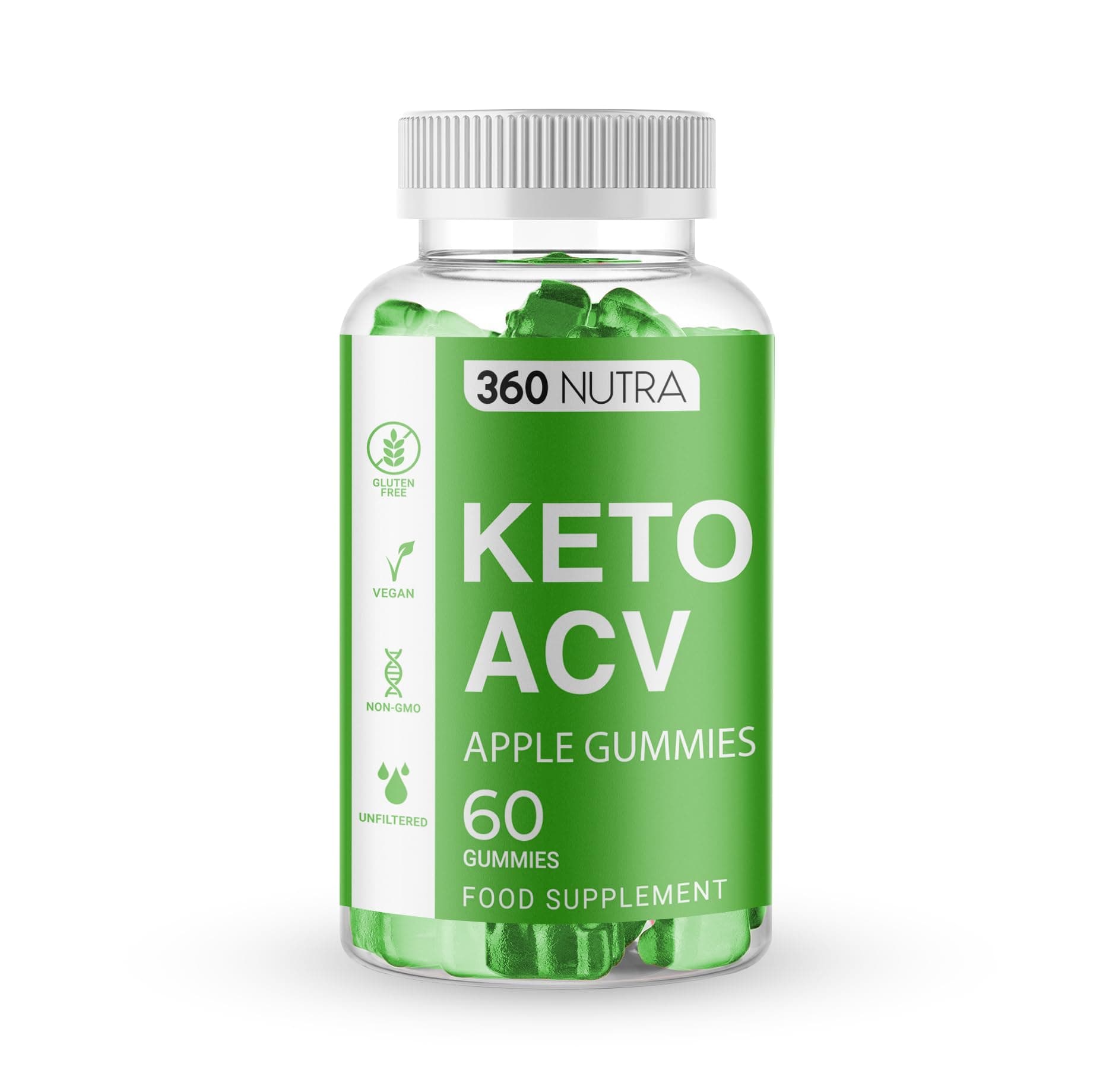 Keto ACV Gummies for Weight Loss Support – Advance Formula Flavored Detox Gummies–Non GMO Gluten Free Organic Apple Cider Vinegar Supplements for Energy Boost– 60 Gummies