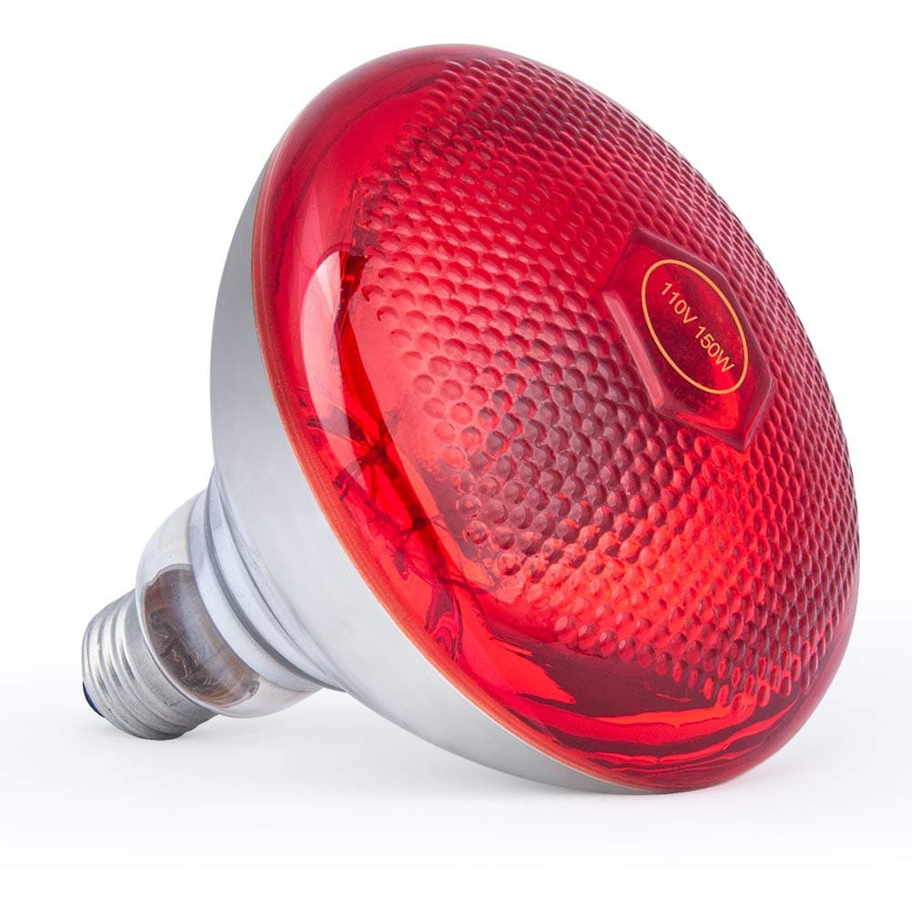 Serfory Updated 150W Infrared Light Therapy Bulb Red Light Therapy Bulb, Red Light Bulb Infrared Light Bulb Heat Lamp, Fit Standard E26/E27 Socket,110V