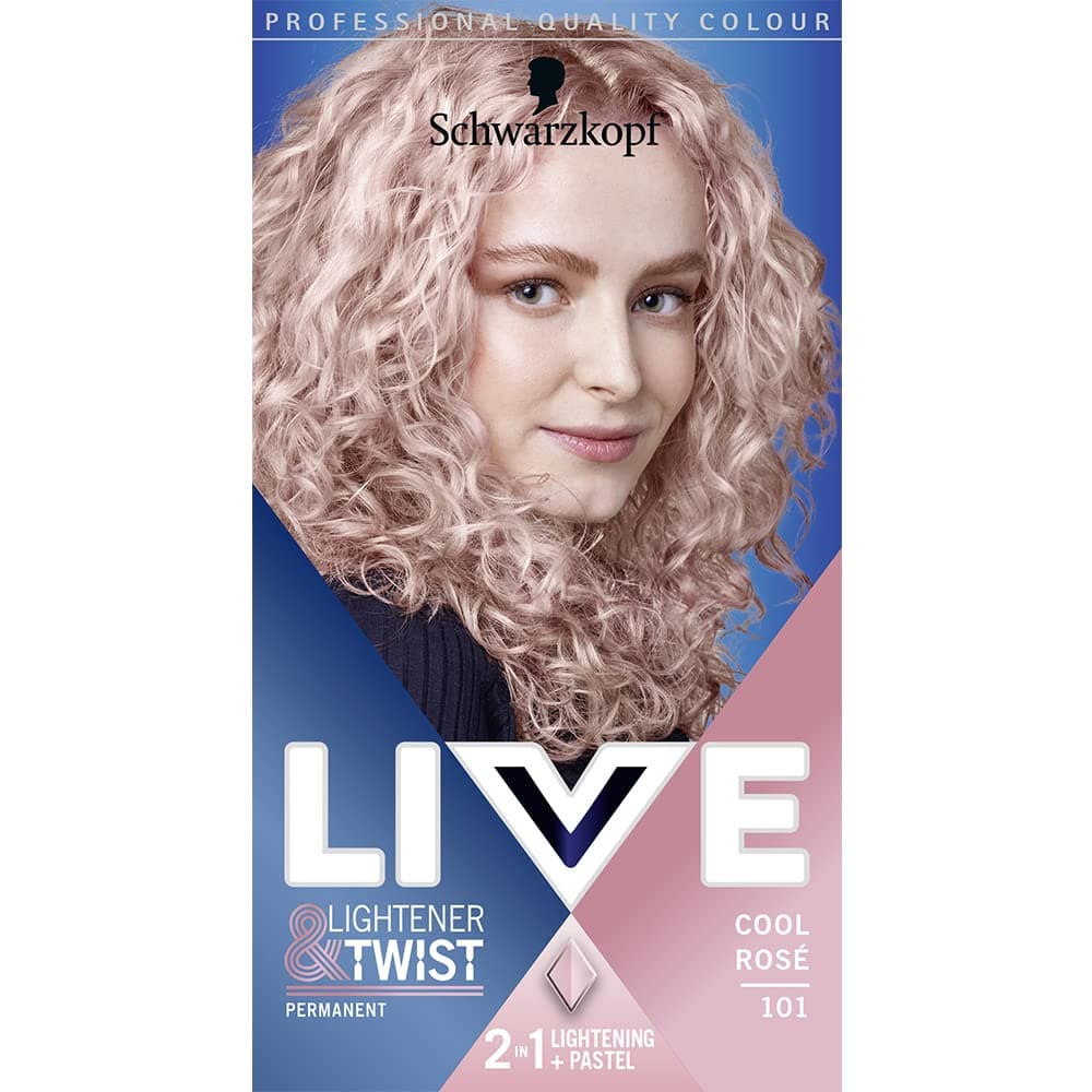 Schwarzkopf Live Lightener +Twist 101Cool Rose by Schwarzkopf