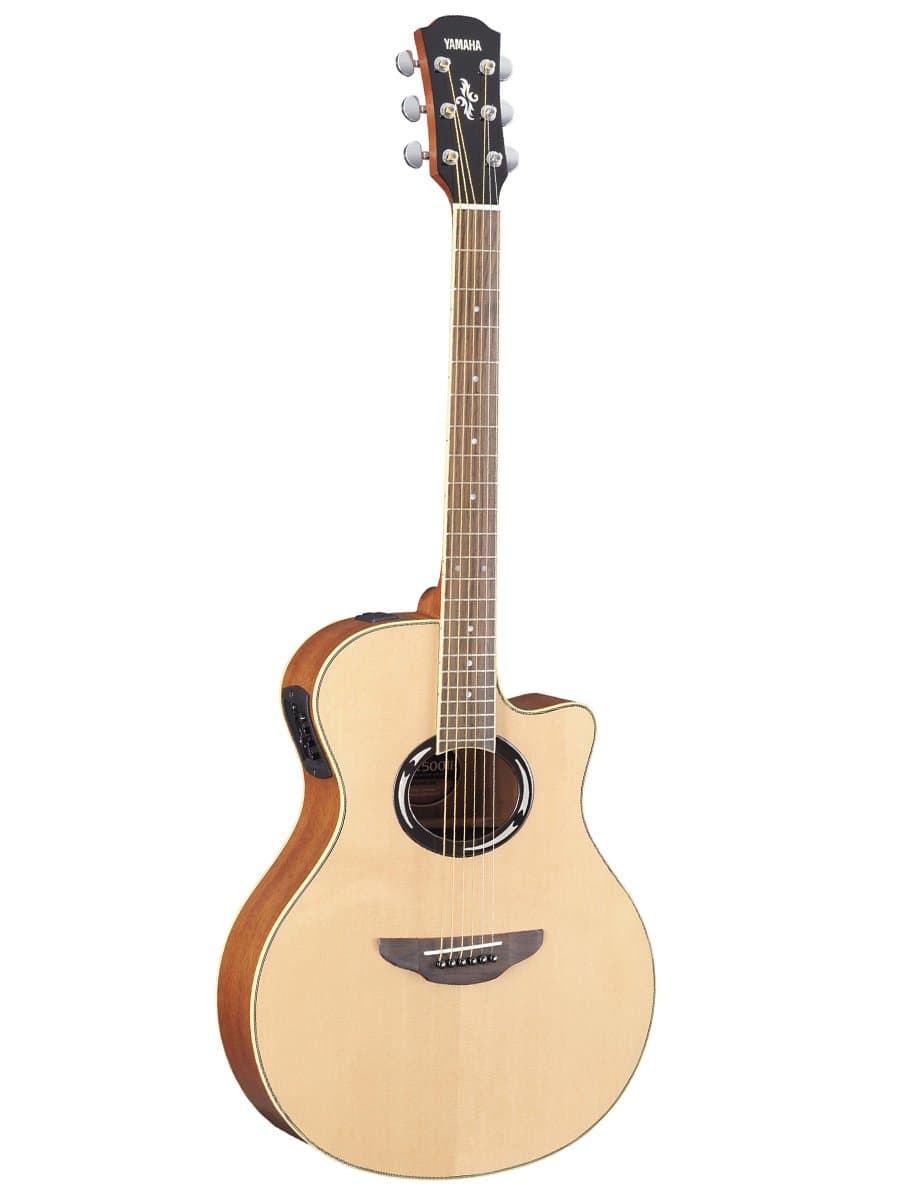 Yamaha APX500III Thinline Cutaway Acoustic-Electric Guitar, Spruce Top, Thin Body, Natural