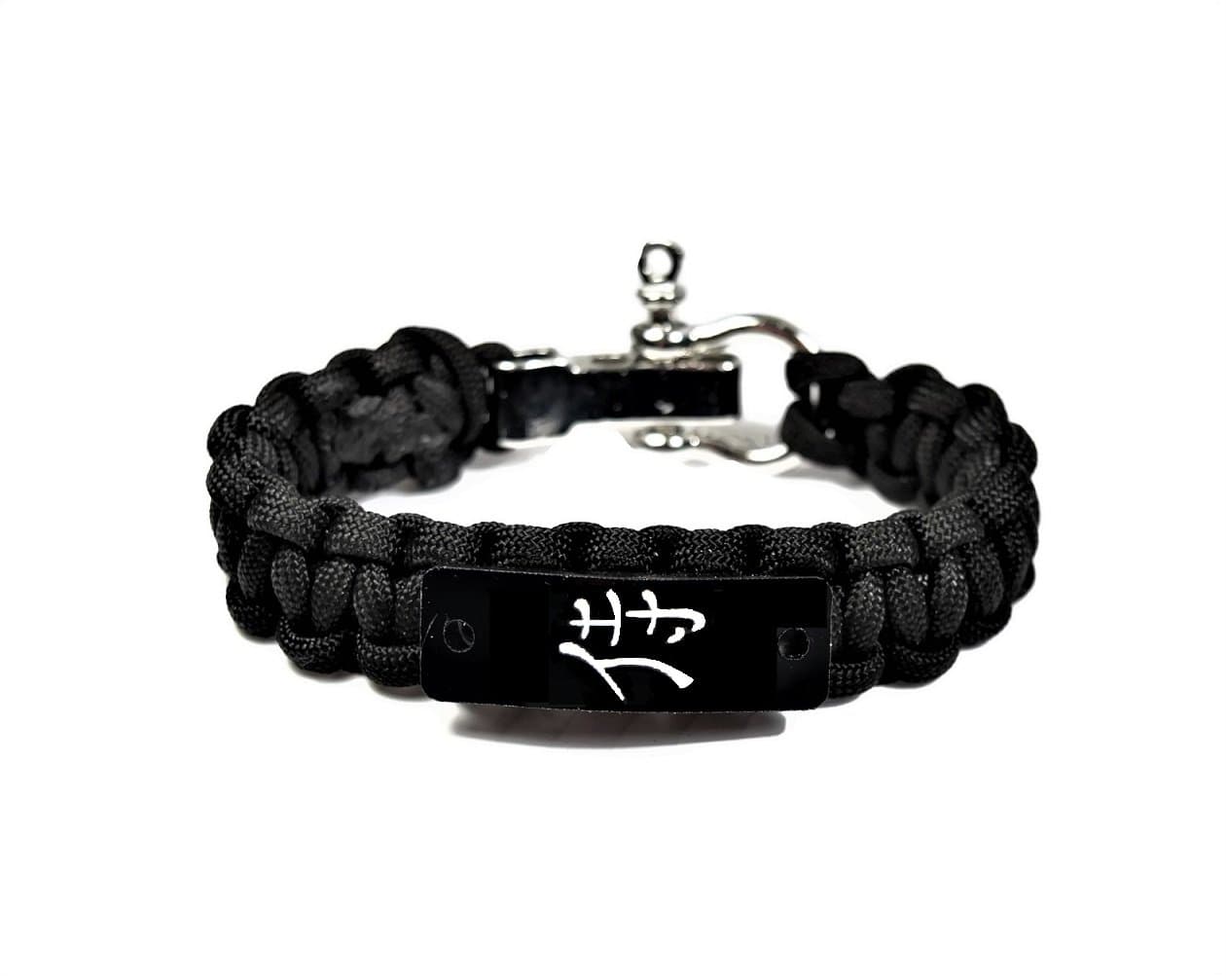 Samurai Men's Bracelet - Hand Painted Japanese Kanji