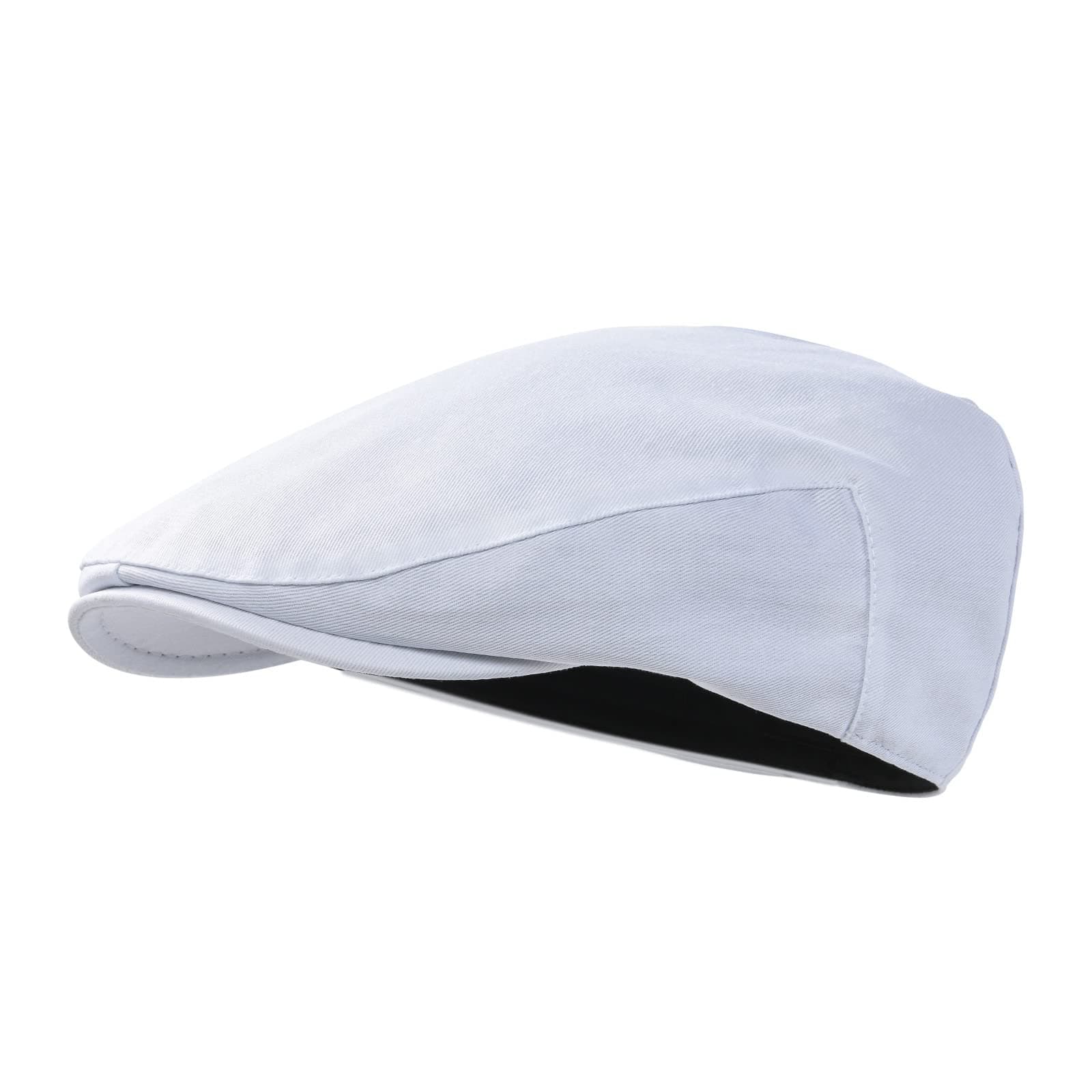 Men's Cotton Ivy Gatsby Newsboy Hat Summer Driving Scally Cap Thin