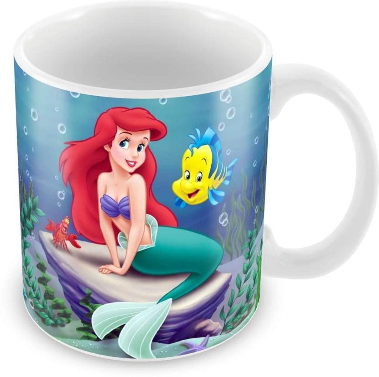 Babji Disney Character Mermaid Coffee Printed Ceramic Mug