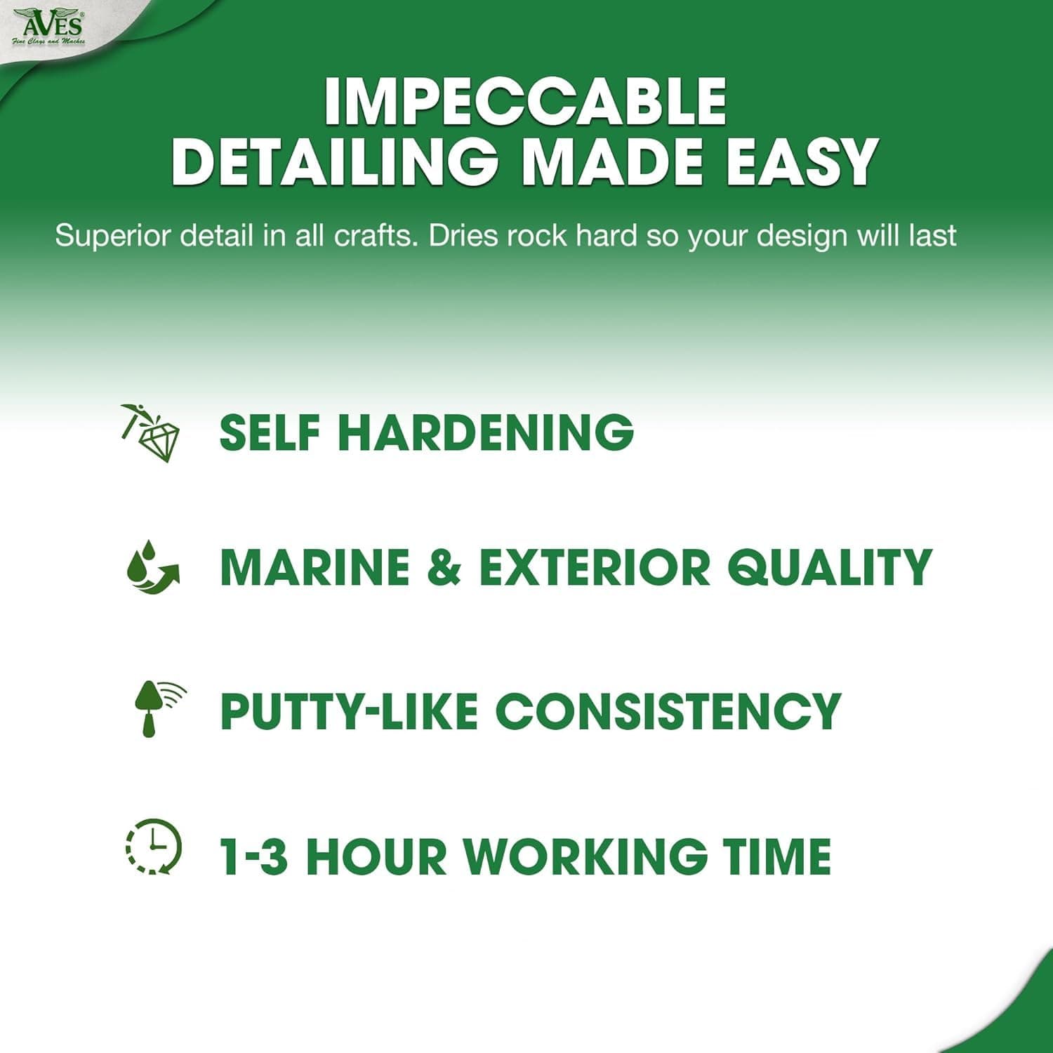 Aves Apoxie Sculpt White 1/4 Pound