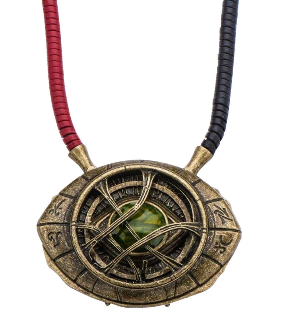 - SalesOne LLC Marvel’S Doctor Strange Eye Of Agamotto Replica Necklace | Officially Licensed Marvel Collectible Prop | Premium Quality Movie Replicas | Superhero Accessory Perfect For Cosplay, Costumes, Halloween